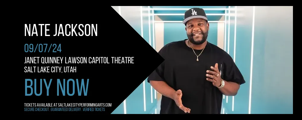 Nate Jackson at Janet Quinney Lawson Capitol Theatre