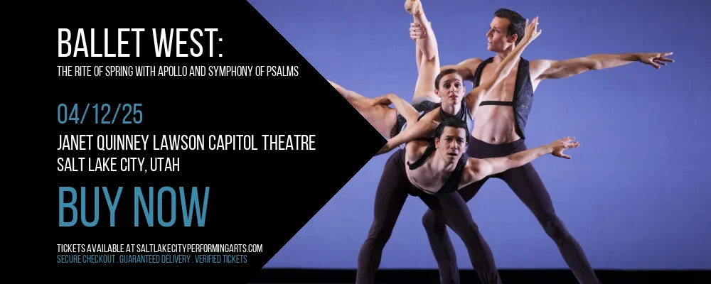 Ballet West at Janet Quinney Lawson Capitol Theatre